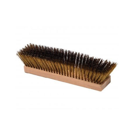 Ric.spazzolone setola ottone cm.27x6,5