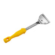 Raschietto inox manico giallo lama cm.9x35