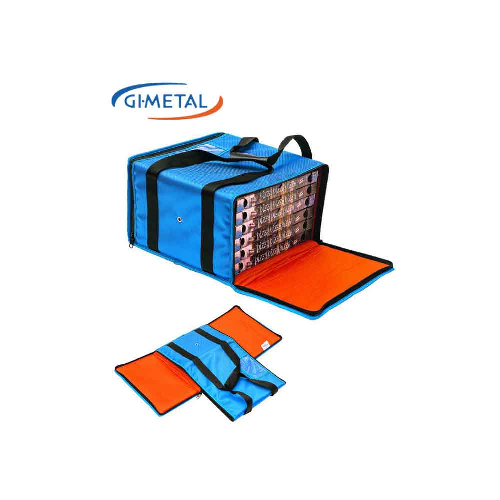 Borsa termica 4 pizze ø 40 rigida con zip