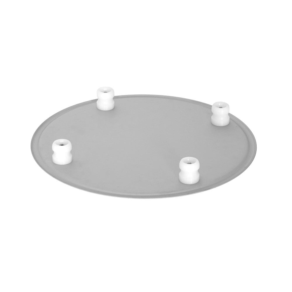 PIATTO ALLUMINIO Ø CM.40 CON PIEDINI