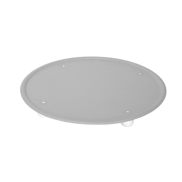 Piatto alluminio ø cm.50 con piedini