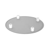 PIATTO ALLUMINIO Ø CM.50 CON PIEDINI