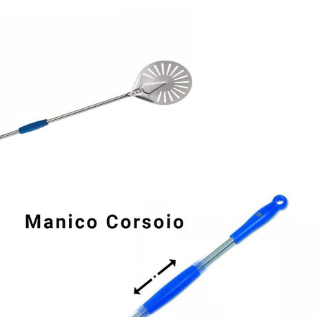 PALINO AZZURRA INOX ASOLATO Ø CM.23 H.175 CORSOIO