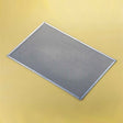 Retina pizza rettangolare cm.40x60 inox
