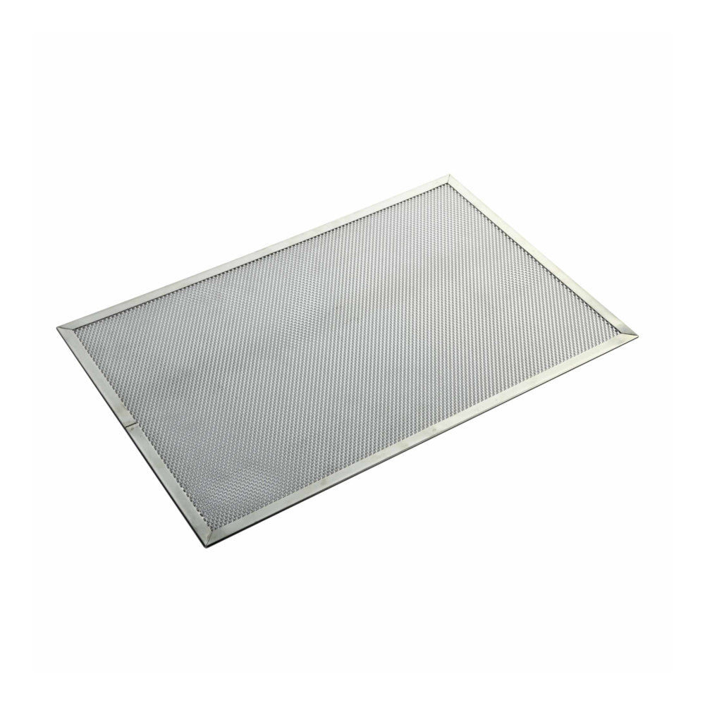 Retina pizza rettangolare cm.40x60 inox