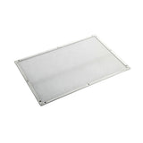 Retina pizza rettangolare cm.40x60 inox