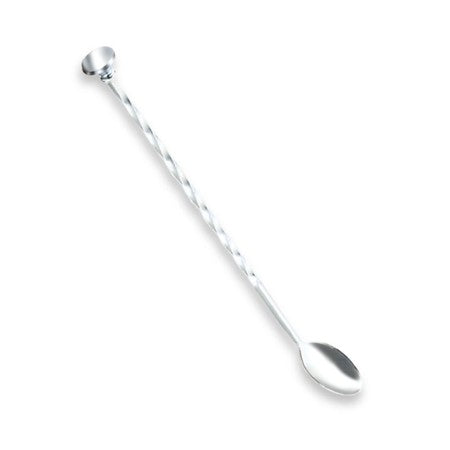 Cucchiaio inox agitatore cm.28 barman torciglione