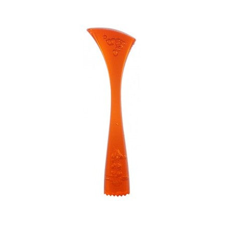 Pestello ergonomico zigrinato arancio fluorescente the bars