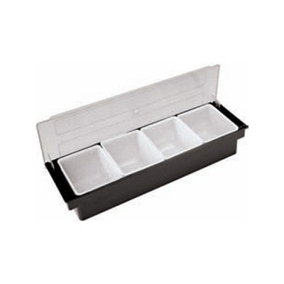 Portacondimenti cm.49x15 h.9 abs con 3 vaschette