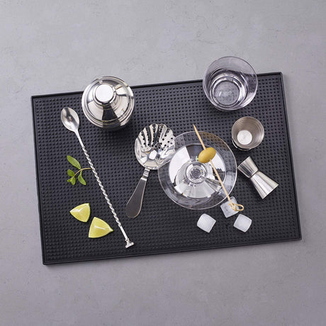 TAPPETINO BAR ANTISCIVOLO CM.45x30 NERO