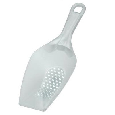 Paletta ghiaccio policarbonato ml.100 base piatta forata