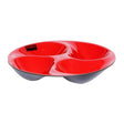 Ciotola plastica twist nero/rosso