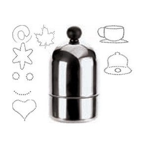 Decorspargi cacao inox con 7 mascherine