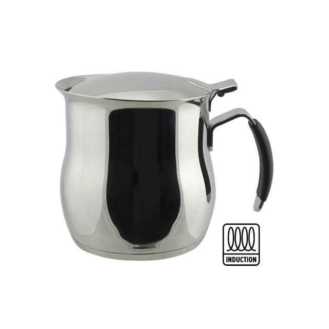 Caffettiera inox omnia con fascia cl.75 per induzione