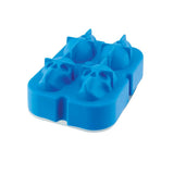 Stampo silicone mixage 4 teschi di ghiaccio