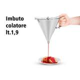 Imbuto colatore inox lt.1.9 eva