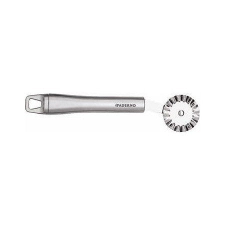 Rullo tagliapasta rotella inox festonata ø cm.4 e manico inox dgd