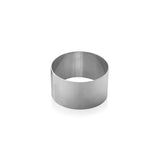 Fascia inox rotonda ø cm.8 h.4,5