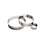 Fascia inox rotonda ø cm.8 h.4.5