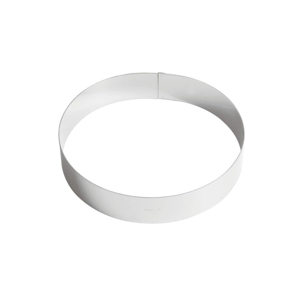Fascia inox rotonda ø cm.14 h.4.5