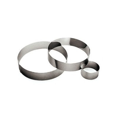Fascia inox rotonda ø cm.16 h.5