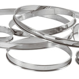 Fascia inox rotonda ø cm.8 h.2