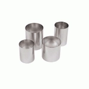 Fascia inox rotonda ø cm.7 h.9