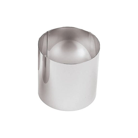 Fascia inox rotonda ø cm.9 h.9