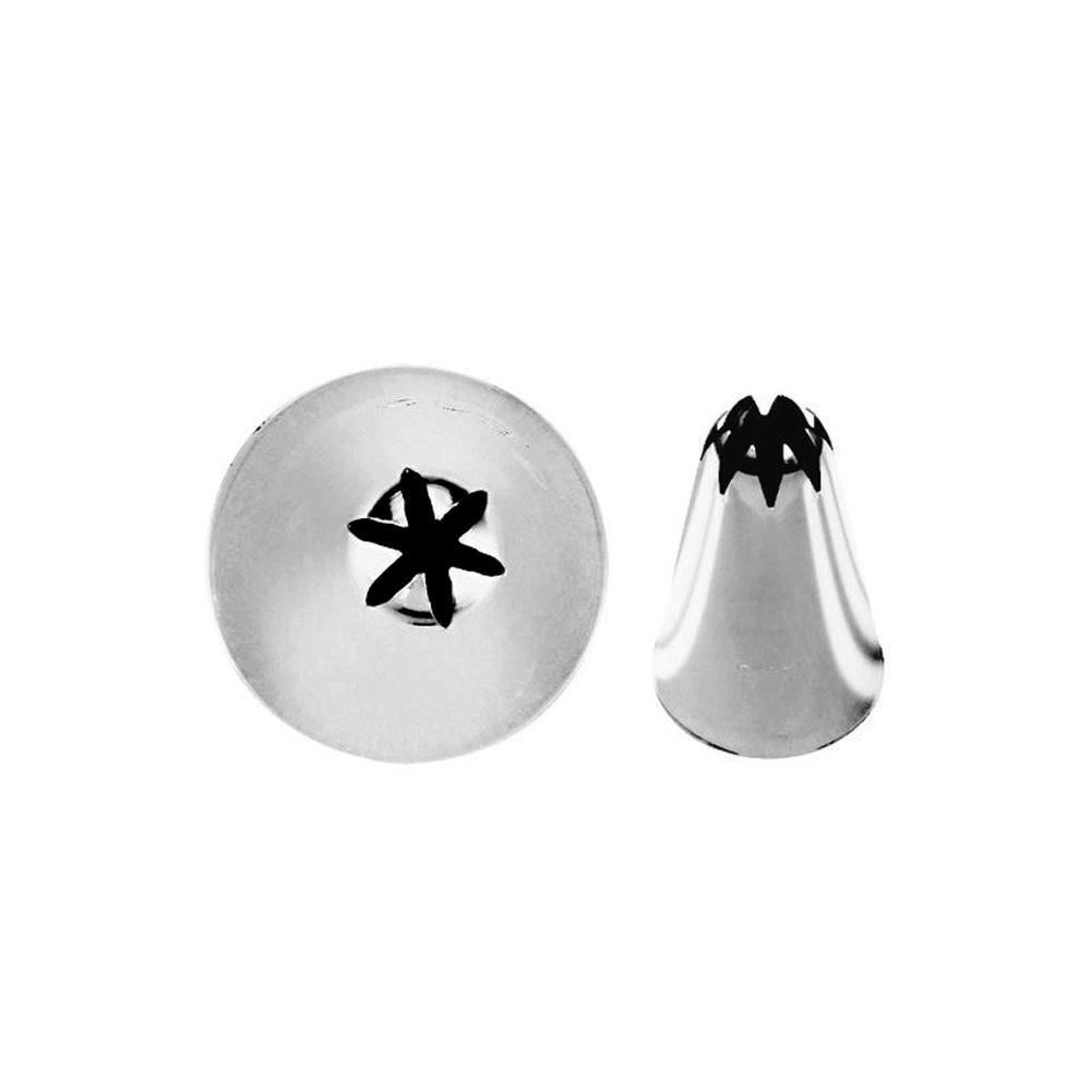 Bocchetta fiore inox mm.2,5