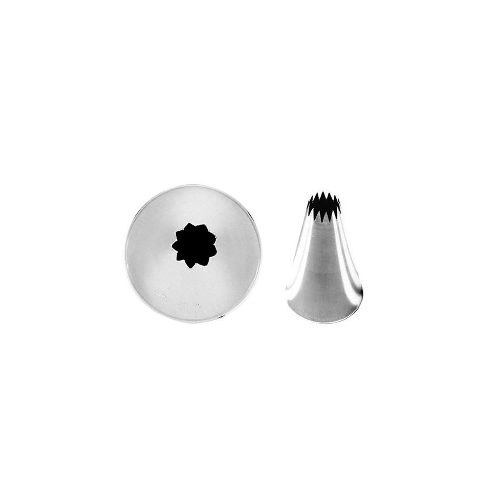 Bocchetta foro stella inox mm.8,5 punte 12