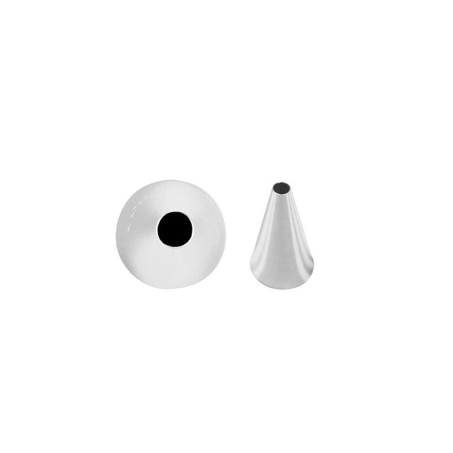 Bocchetta foro tondo inox mm.6