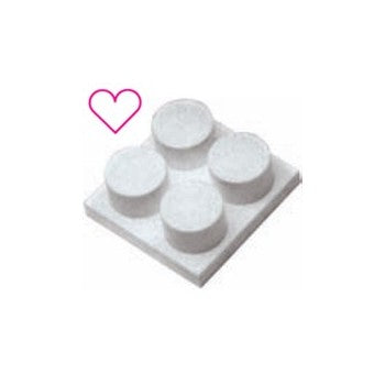 Estrattore mignon cuore per teglia gr.20