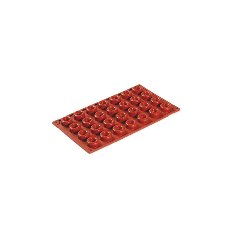 Stampo silicone micro savarin tondo 28 impronte