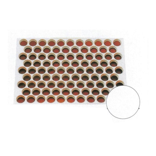 Placca pastafrolla 53 impronte cerchio ø 5,3 su teglia 57,5x39