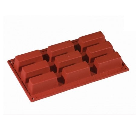 Stampo silicone cakes ø cm.8x3 h.3 9 impronte