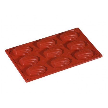 STAMPO SILICONE MADELEINE Ø CM.6.8X4.5 H.1.8 9 IMPRONTE