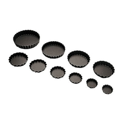 Stampo alluminio antiaderente tartelletta festonata ø cm.10