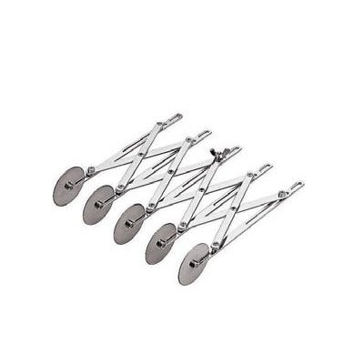 Rullo tagliapasta inox estendibile 5 lame lisce