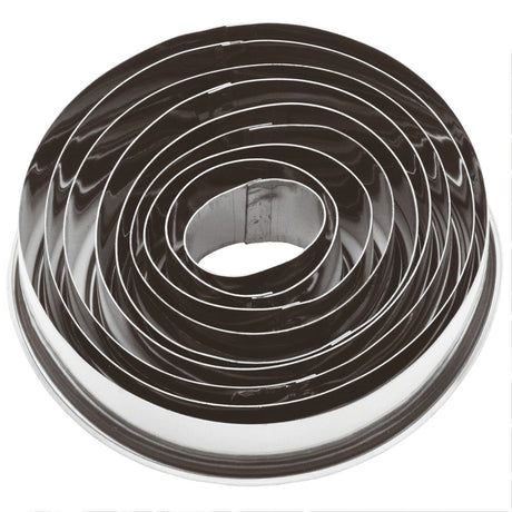 Set tagliapasta inox anello ovale 9 pezzi