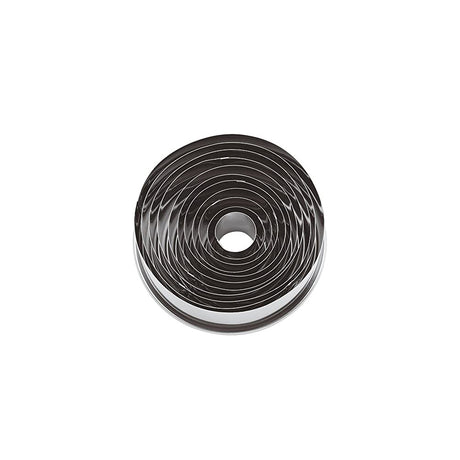 Set tagliapasta inox ad anello da ø cm.2 a ø cm.12 set 14 pezzi