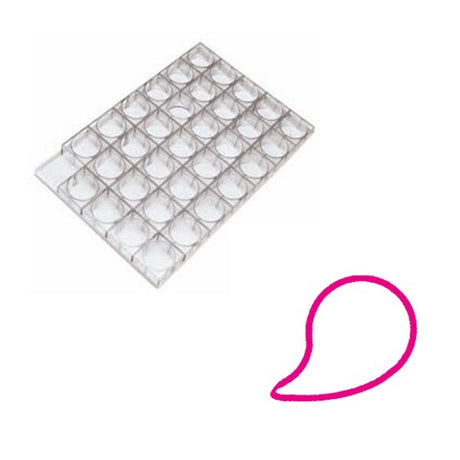 Teglia monoporzione mignon gr.20 virgola pz.64 su teglia 40x34