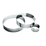Fascia inox rotonda ø cm.12 h.4