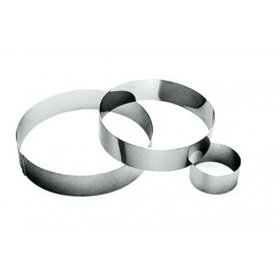 Fascia inox rotonda ø cm.14 h.4