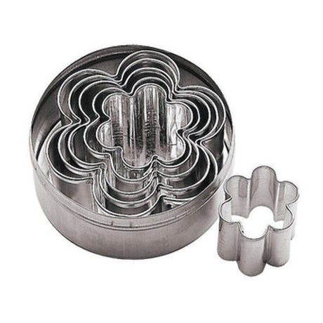SET TAGLIAPASTA INOX FORMA FIORE PEZZI 6