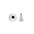 Bocchetta foro tondo inox mm.20