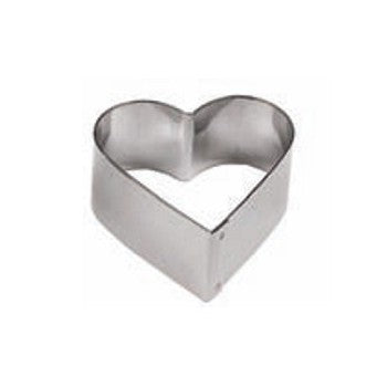 Set tagliapasta inox cuore cm.6,5x6,5 pezzi 6