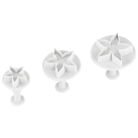 Tagliapasta stantuffo abs fiore petunia 5 petali pz.3
