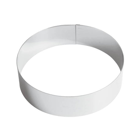 Fascia inox rotonda ø cm.16 h.6