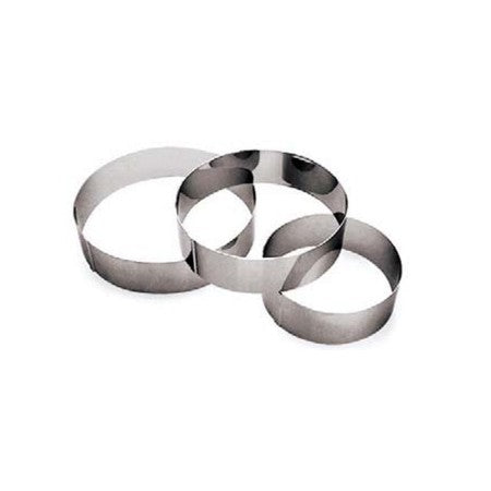 Fascia inox rotonda ø cm.16 h.6