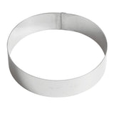 Fascia inox rotonda ø cm.18 h.4